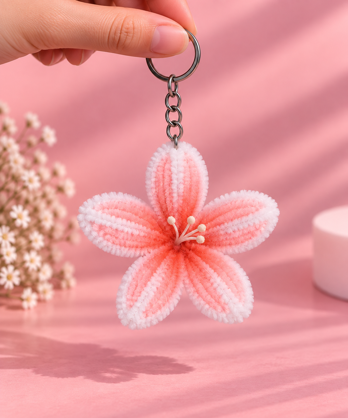 Pink & White Flower